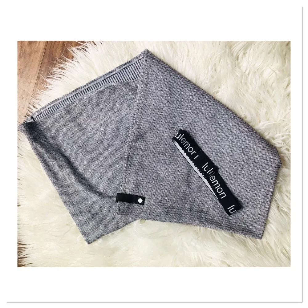 Lululemon Vinyasa Scarf Hold Your Own Headband Black White One Size